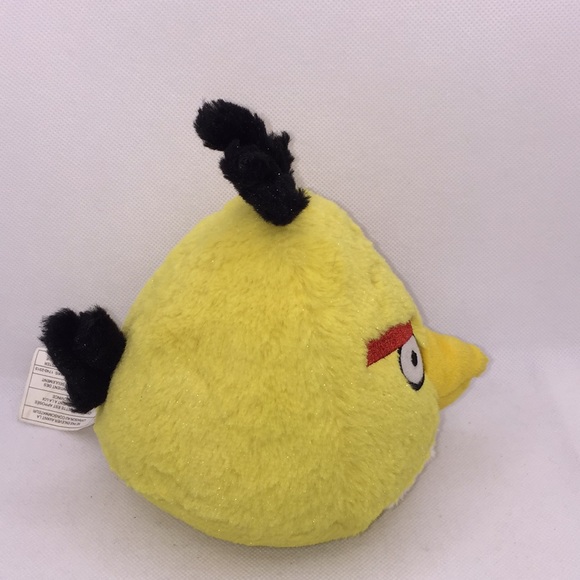 Angry Birds 6” Yellow Bird Chuck Plush Stuffed Toy - Picture 5 of 8